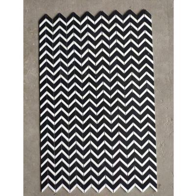 China Hexagon Marble Mosaic Tile Natural Kitchen Black And White Marble Mosaic for sale