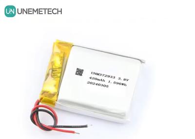 Cina Batteria Lipo ad alta tensione 3.8V 420mAh 372933 4.35V Batteria al litio per smartwatch in vendita