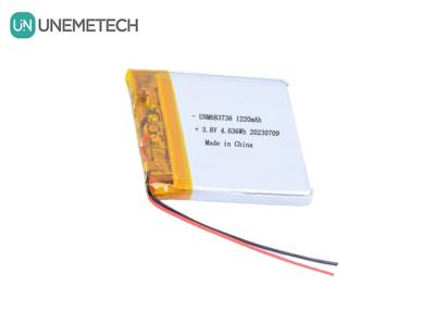 Cina OEM 4.35V Batterie polimeriche al litio ad alta tensione 1220mAh 683736 con ciclo di vita lungo in vendita
