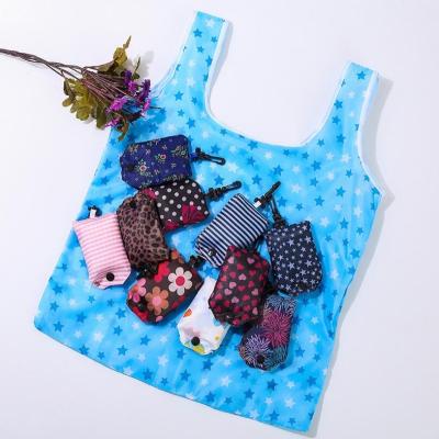 China 100% Custom Made Hot Selling Cute Reusable Folding Ball Shopping Bag Multi Style Supplies Eco-Friendly for sale