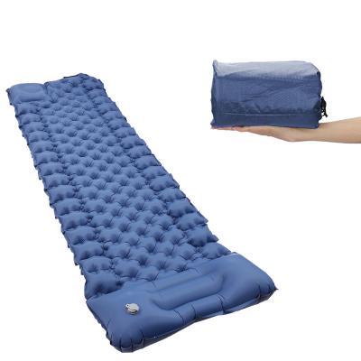 China Lightweight Inflatable Sleeping Camping Mat Sleeping Pad Inflatable Matras de Mat Air Mattress Camping Folding for sale