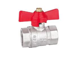 China Chrome Plated Handle Brass Mini Ball Valve For Water Media In Industrial Pressure Max 16 Bar for sale