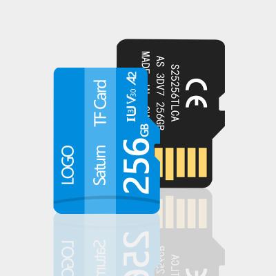중국 256GB 128GB U3 V30 TF 카드 폰 및 대시캠용 100% 플래시 메모리 저장형 판매용