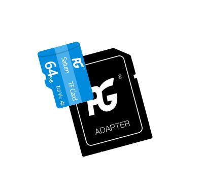 China Cartão TF preto 64GB A solução perfeita para armazenamento e transferência de dados à venda