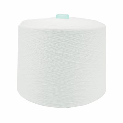 China 20/2 20/3 20/4 Ruwe Witte Gesponnen Garen Vrije Steekproeven van 100% Polyester Te koop