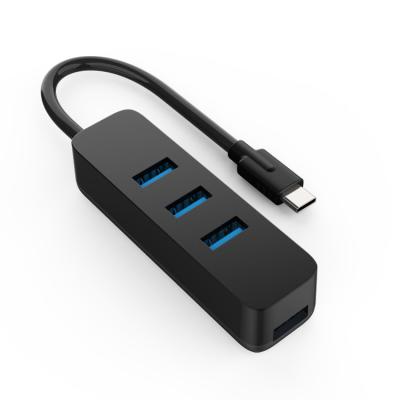 China Multi Port High Speed Data Transfer 4 Port Usb Hub 3.0 Usb Expansion Interface 4 In 1 Plastic USB HUB MYH024-C for sale