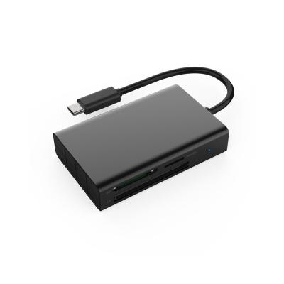 China High Quality Hot Sale Aluminum All In One Card Reader High Speed Memory SD Card Reader MYC218-C for sale