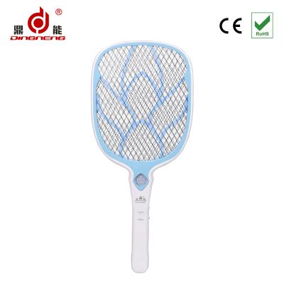 China Eco-friendly New Sustainable Household LED Rechargeable Electric Mosquito Swatter Racket for sale