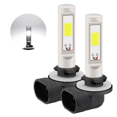 China OEM ODM DC12-24V Led 880 881 Auto Light Led Cob Fog Lamp H27w Pgj13 Pg13 Focos Headlight Bulb 12*66mm for sale