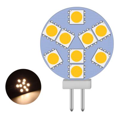 China DC 12-24V G4 5050 9smd Led Recessed Indoor Puck Light Cabinet Lighting RV Replacement Halogen Bulb 25*37mm for sale