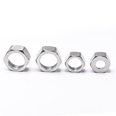 China Heavy Industry Stainless Steel 304/316 Din 934 A2-70 A4-70 Hex Nut With Metric And Inch Hex Nut for sale