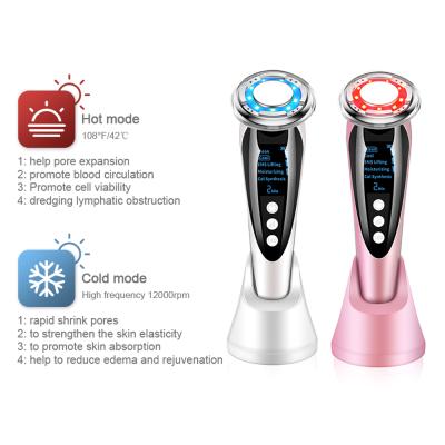 China 2021 Mini Electric Wireless Portable Pulse blood vessel removal vibrating smart 4d face eyes massager with base for sale