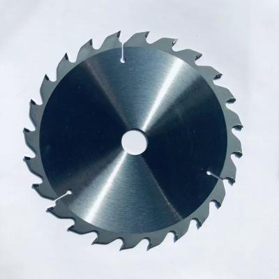 China Wood Ripping Circular Saw Blade With Rakers Customized 165*1.6*20*24T Made Silver Edge OEM Packing 15mm for sale