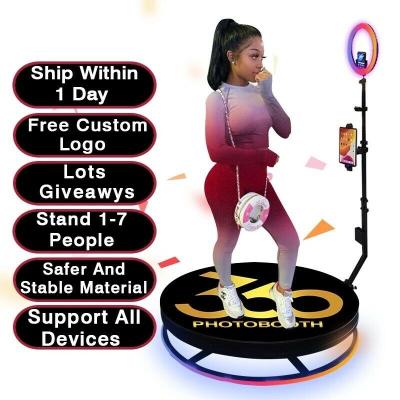 China Aluminum/steel/wooden board motion control slow motion portable 360 photo booth automatic 360 degree video camera booth photobooth for sale