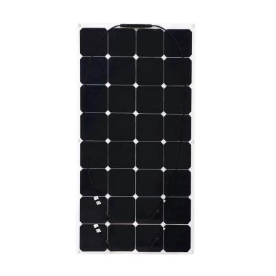 China sunpower 125*125mm/161.7*161.7mm solar flexible home system 120W panel high power flexible solar panels power system for sale
