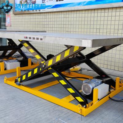China Anti Skid 10T Stationary Scissor Lift Platform With 5000mm Max Height for sale