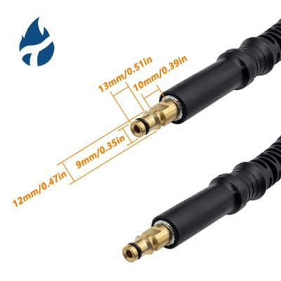 China China-Chic New Customized Flexible High Pressure PVC Water Hose Drain Hose Quick Connect Extension Cleaning Hose For Car Wash for sale
