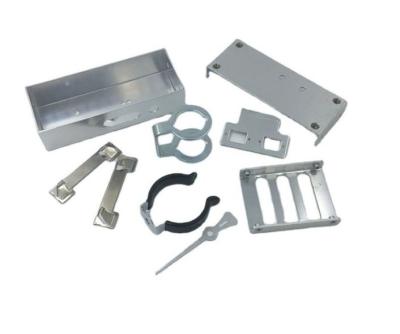 China Deeltjes voor het stempelen van vlekkeloos staalplaat metalen Precision machined parts for bending silver Te koop