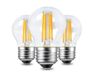 Chine Ampoules économiseuses d'énergie G45 du filament LED de 2-4w 30000 heures de durée à vendre