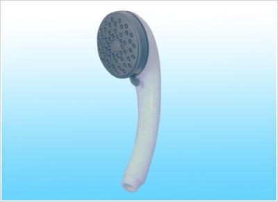 China Massaging Multi Function White Shower Head , Adjustable Portable Handheld Shower Head for sale