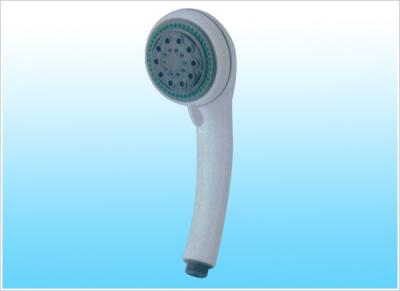 China Adjustable Five Function Abs / Ecru With White Color Handheld Shower Head for sale