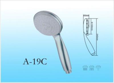 China Adjustable Plastic Plated Chrome/Spray paint Plastic 2 Functio Shower Heads water saving For Hotel / Bath for sale