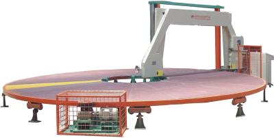 Chine La découpeuse circulaire ronde Digital de mousse d'unité centrale, entourent le coupeur horizontal à vendre