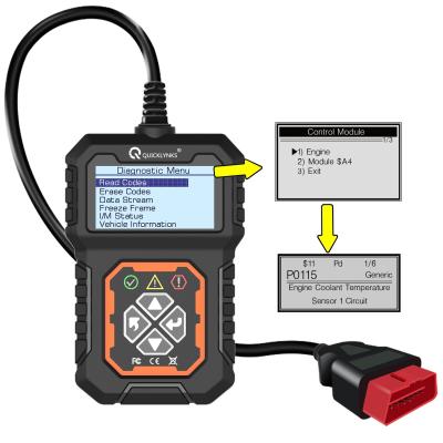 China All OBD/EOBD Cars Factory Price Obd2 Multi Vehicle Diagnostic Monitor Code Reader Tool Full System Obd Scanner Obd II Diagnostic For Cars for sale