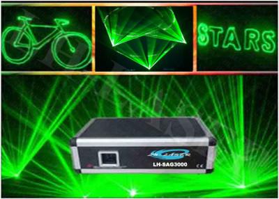 China Logo Advertising Green ILDA Laser Light Image Projector for Concert / Club / Pub for sale