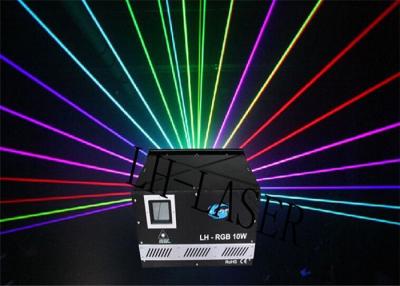 China 10W Analog RGB Multicolor Laser Light For Outdoor Advertisement Disco Club for sale