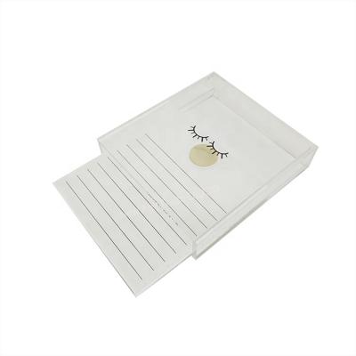 China Handmade acrylic wick tile box case / wick palette / eyelash extension tray organizer for sale