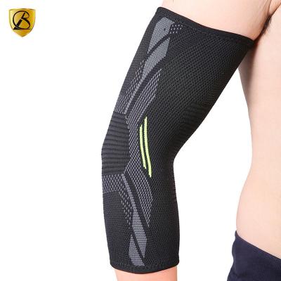 China Adjustable Elasticity Sporting Goods Elbow Protector Compression Belt Breathable Outdoor Nylon Knitted Three-Dimensional Tightening, Comfortable, Breathable And for sale