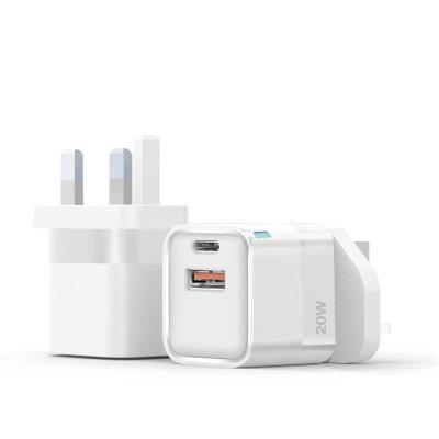 China PD20W A + C GaN cargador rápido Compatibilidad con múltiples puertos ABS personalizado en venta