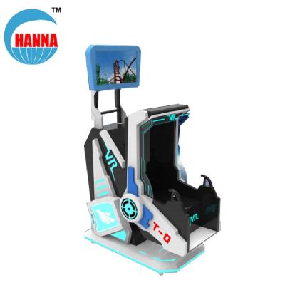 China FRP+steel Game Center Virtual Reality 9D VR Funny Game Machine 360 Degree Rotating Flight Simulator Equipment for sale