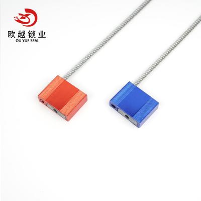 China OY-CS104 Shipping Container High Security Pull Safety Aluminum Alloy Cable Tight Seal For Trailer Truck for sale