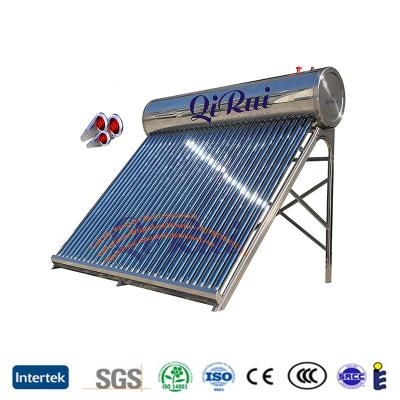 Cina 50L-500L tubo a vuoto senza pressione tutto acciaio inossidabile scaldabagno solare in vendita