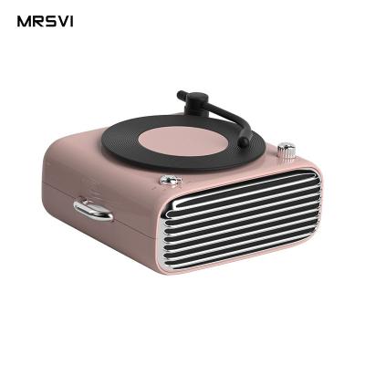 China EZCast Portable Blue-Tooth D10 Speakers Vinyl Record Music Player Sound Box Support TF/AUX/FM Radio Wireless Function for sale