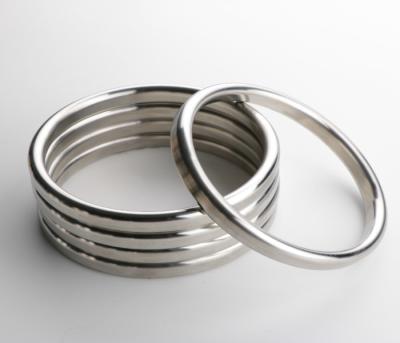 Cina Gassetta ovale RTJ con sigilli metallici anello materiale in acciaio inossidabile in vendita