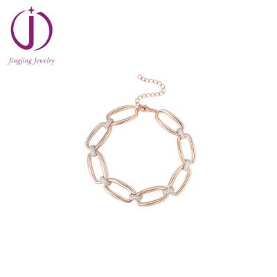 China CLASSIC Customized Silver Cuban Link Bracelet Bangles Friendship Bracelets Women for sale