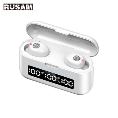China True Wireless Earbuds Tws Stereo BT Headphones In Ear Touch LED Display Mini Headphones With Charging Box Earbuds Headset for sale