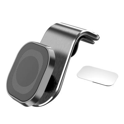 China Universal All Mobile Phones Practical Durable 360 Degree Rotating Metal Car Phone Holder Magnetic Phone Holder for sale