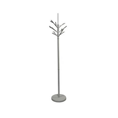 China Modern design stylish hot sale good quality metal white standing coat rack porch receive clothes rack for sale