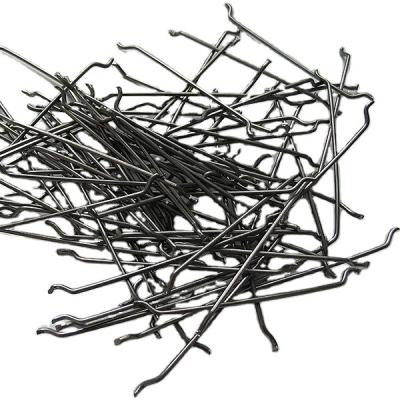 China 13mm Straight UHPC Micro Steel Fiber for Concrete Reinforcement Hooked Ends Warehouse for sale