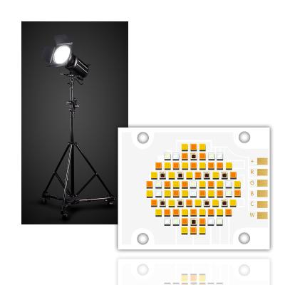 China 4050 RGBCW COB LED 180W Chips RGBCW+2700K+6500K 5 cores em 1 para luzes fotográficas à venda
