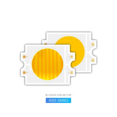 China New Arrival 4055 42-75V 100W 200W 300W 2700K 5600K 6500K Ra90 Ra95 Bi Color High Power COB LED Chip for sale