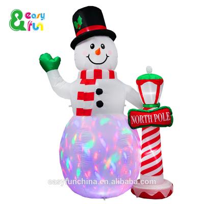 China Home Decoration/Outdoor Airblown Inflatable Snowman Holiday Celebration For Christmas Holiday Decoration for sale