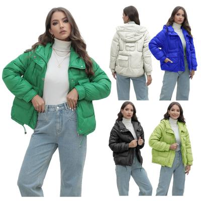 China Breathable Wholesale Women Bubble Jacket Outwear Trend Jacket Short Parkas Padded Casual Fashion Female High Quality Warm Plus Size for sale