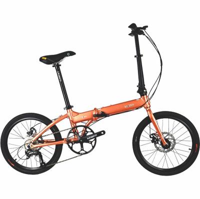 China Aluminum Alloy Aluminum Folding Bike Lighwteight Frame Suitable For Adults 9 Speed 20