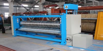 Chine La capacité élevée deux roulent la machine de calendrier de tissu 5,5 m avec GM/M 60-1500g/M2 à vendre