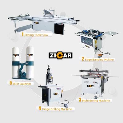 China ZICAR wooden working machine door maker PVC door and window making machine furniture machine automatic 60-80pcs standard size panel) (from 1220*1440mm/8hours for sale